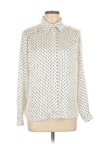 A.P.C. Long Sleeve Silk Top (view 1)