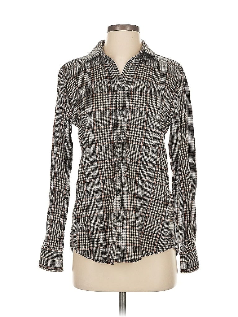 Click to view more detailed imagery on our partner's website Pre-owned Lands' End Long Sleeve Button Down Shirt In Brown
