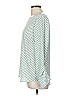 Ann Taylor Factory 100% Polyester Polka Dots Green Long Sleeve Blouse Size M - photo 5