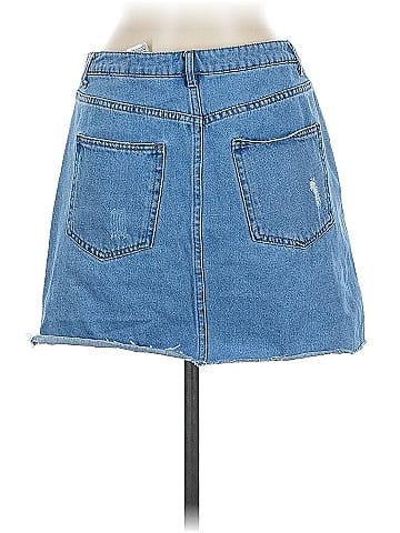 Divided by H&M Denim Skirt (view 2)