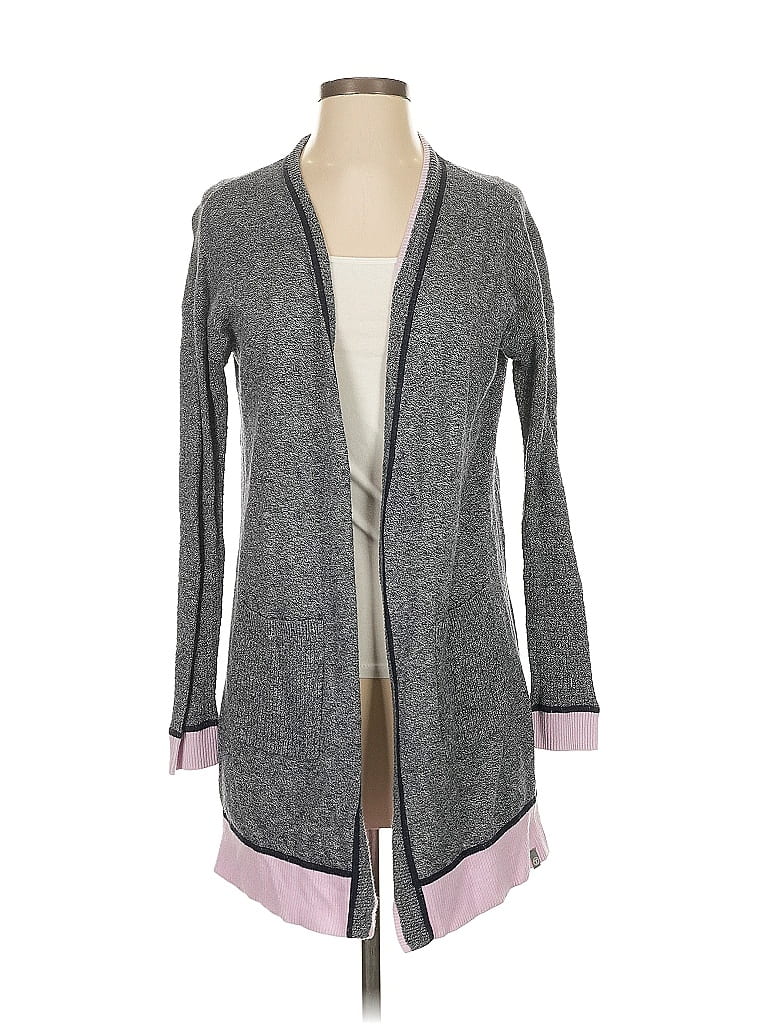 Pre-owned T By Talbots Cardigan Sweater In Gray