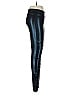Hue Metallic Blue Faux Leather Pants Size M - photo 3