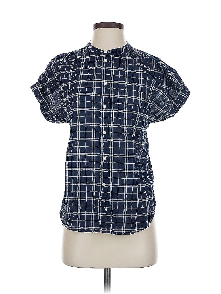 Click to view more detailed imagery on our partner's website Pre-owned Gap Short Sleeve Button Down Shirt In Blue