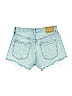 Denim Forum 100% Organic Cotton Tweed Blue Denim Shorts Size 23 waist - photo 2