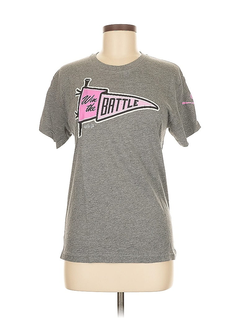 Pre-owned Assorted Brands Short Sleeve T-shirt In Gray