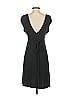 Aqua Solid Black Cocktail Dress Size S (estimated) - photo 4
