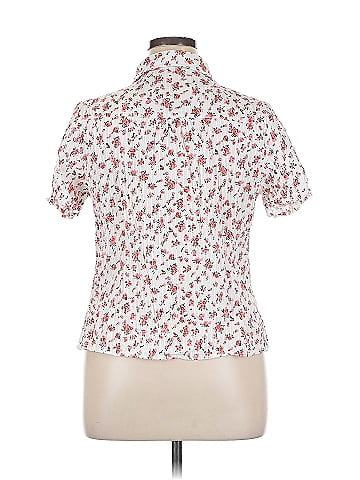 Allegra K Short Sleeve Blouse (view 2)