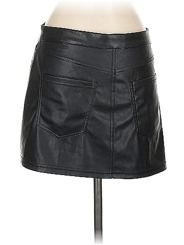 Future Collective Faux Leather Skirt (view 2)