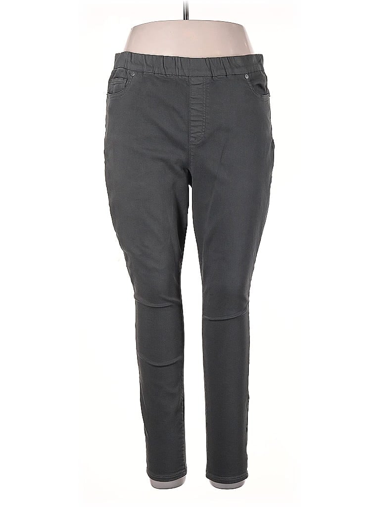 Click to view more detailed imagery on our partner's website Pre-owned Lands' End Casual Pants In Gray