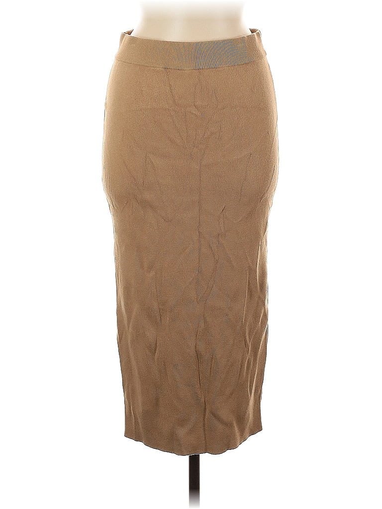 Open Edit Tan Formal Skirt Size M - photo 1
