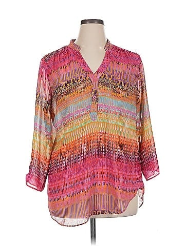 AB Studio 3/4 Sleeve Blouse (view 1)