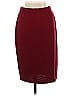 St. John Collection Solid Burgundy Formal Skirt Size 8 - photo 2