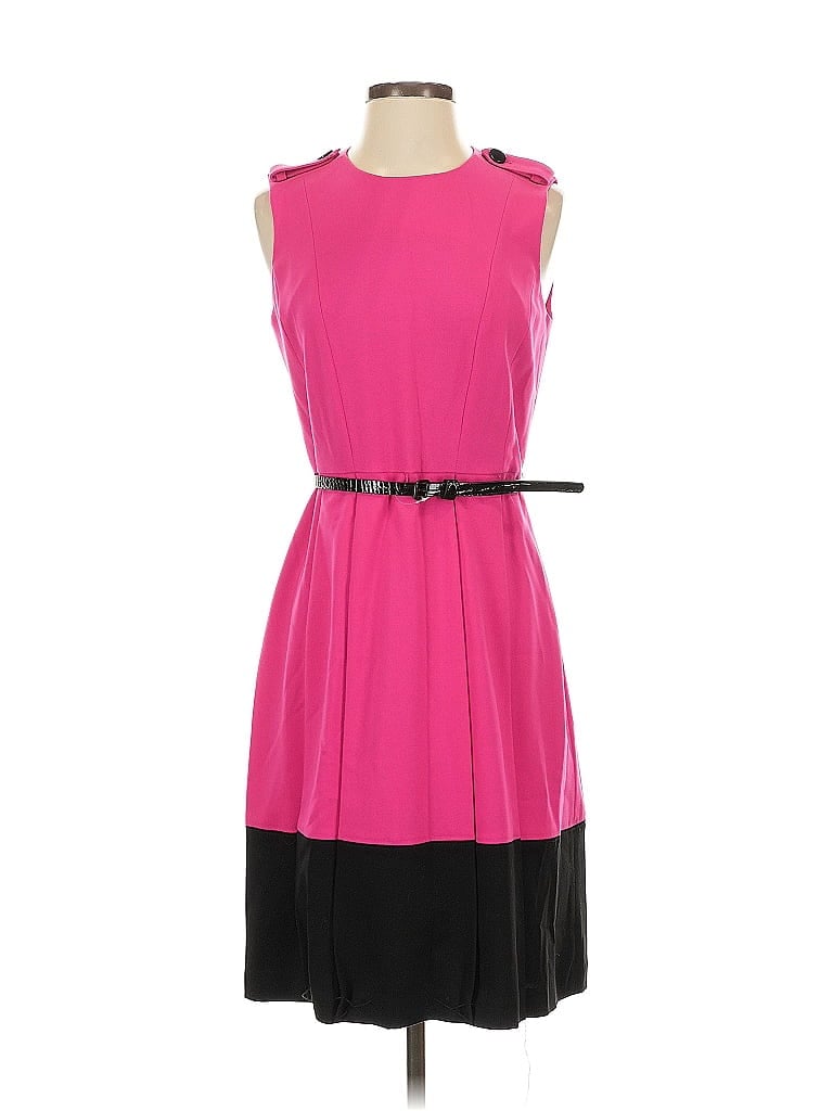 Pre-owned Calvin Klein Cocktail Dress In Pink