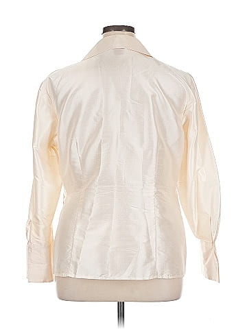 Sunny Leigh 3/4 Sleeve Silk Top (view 2)