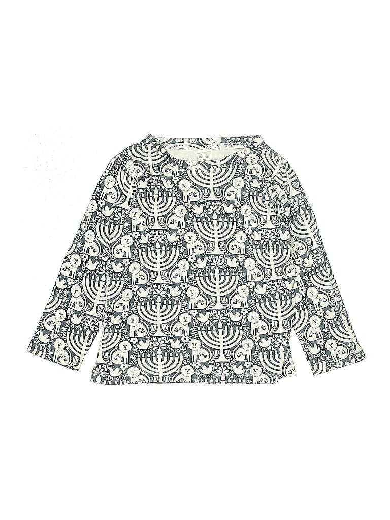 Kate Quinn Organics 100% Organic Cotton Ivory Blue 3/4 Sleeve T-Shirt Size 6X - photo 1