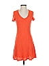 Left Coast by Dolan Orange Casual Dress Size XS - photo 1