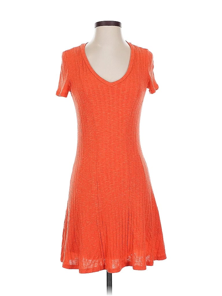 Left Coast by Dolan Orange Casual Dress Size XS - photo 1