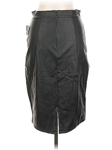 Ookie & LaLa Faux Leather Skirt (view 2)