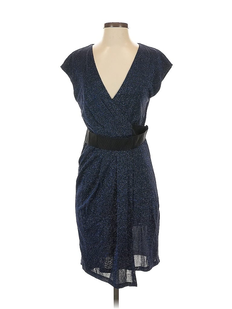 Pre-owned Abs Allen Schwartz Cocktail Dress In Blue