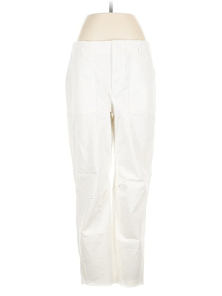 Pre-owned Banana Republic Factory Store Casual Pants In White