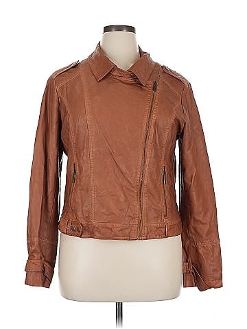 New York & Company Faux Leather Jacket (view 1)