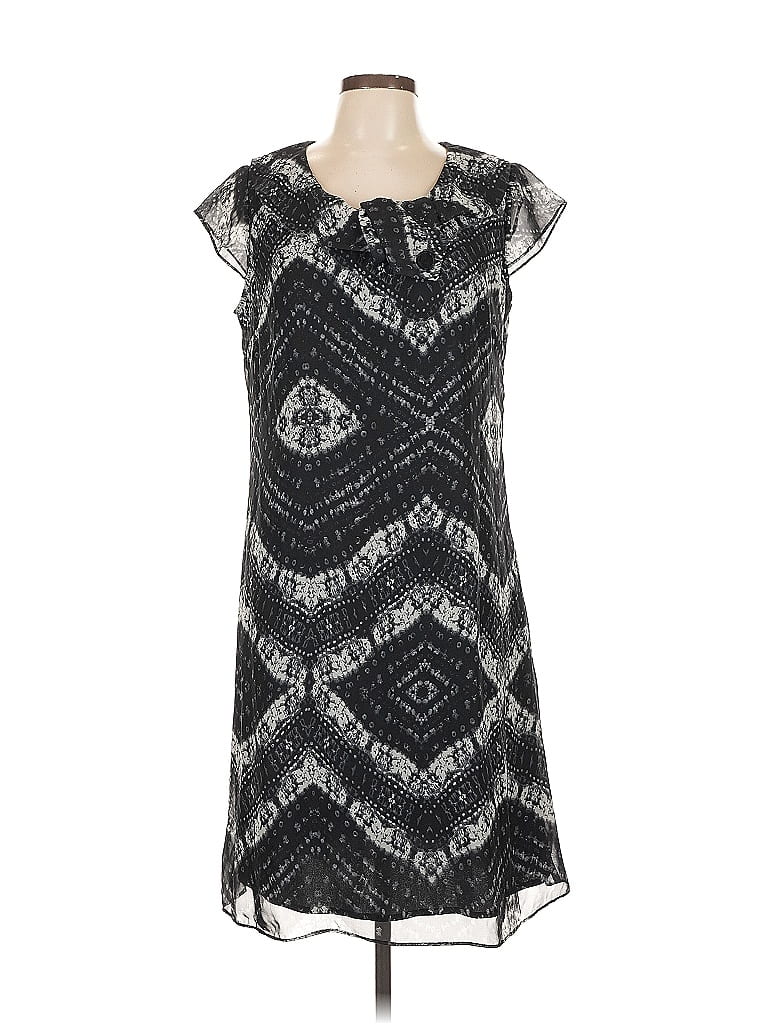 Pre-owned Karin Stevens Casual Dress In Gray