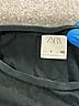 Zara Kids 100% Cotton Black Short Sleeve Top Size 7 - photo 3