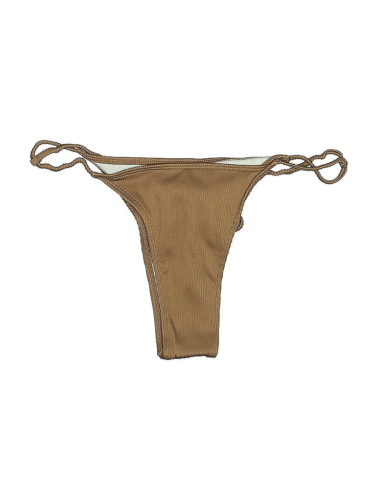 Pre-owned Unbranded Swimsuit Bottoms In Brown