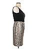 Black Halo Metallic Silver Cocktail Dress Size 4 - photo 4