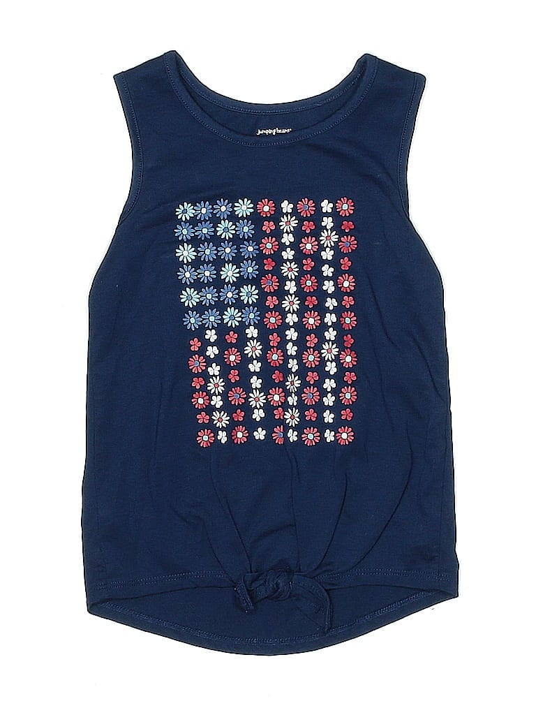 Jumping Beans Blue Sleeveless T-Shirt Size 5 - photo 1