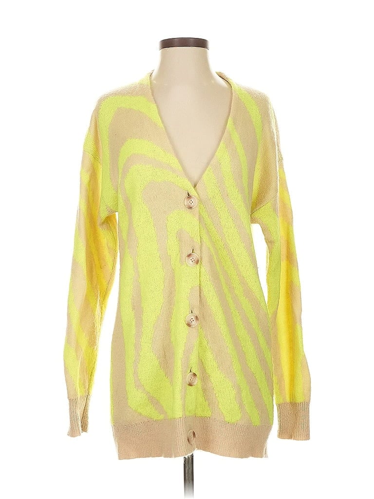 Pre-owned Tna Cardigan Sweater In Yellow