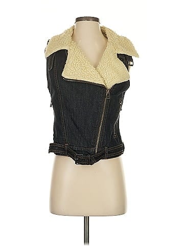 MNG Denim Vest (view 1)