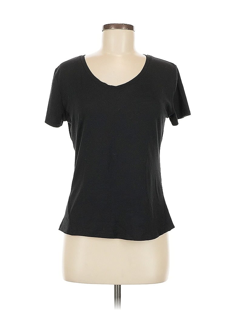 Pre-owned Unbranded Short Sleeve T-shirt In Black