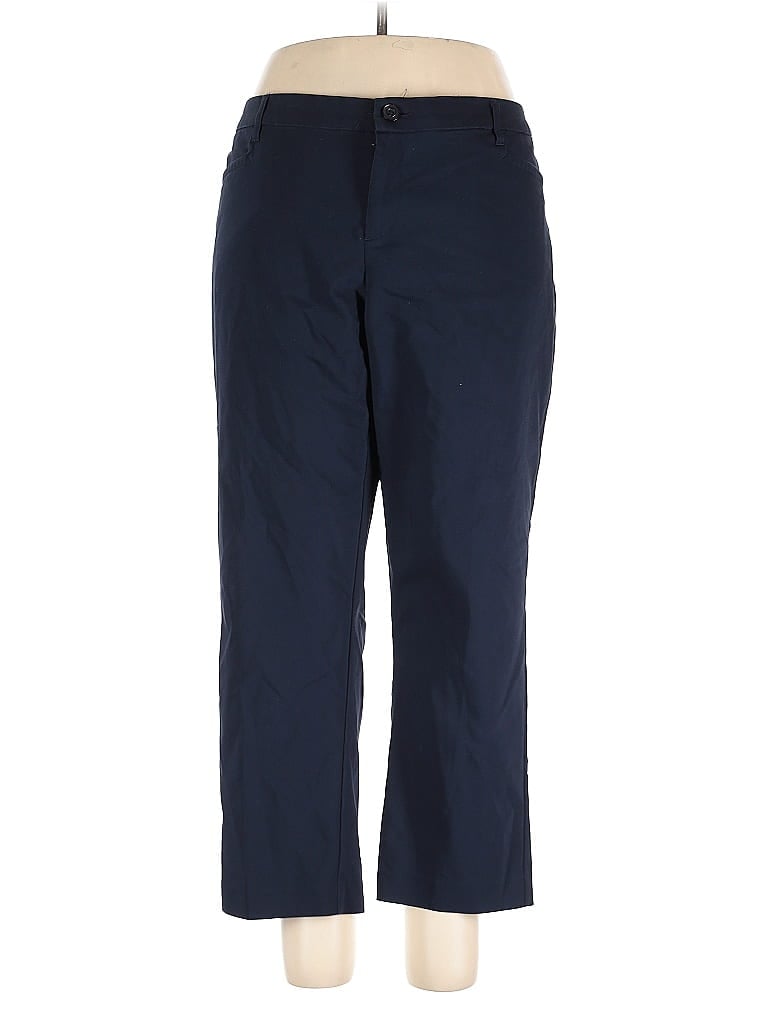 Cj Banks Solid Blue Casual Pants Size 20 - photo 1