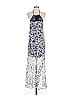 Ella Moss 100% Silk Print Blue Casual Dress Size XS - photo 1