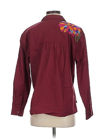 Maeve by Anthropologie Long Sleeve Blouse (view 2)