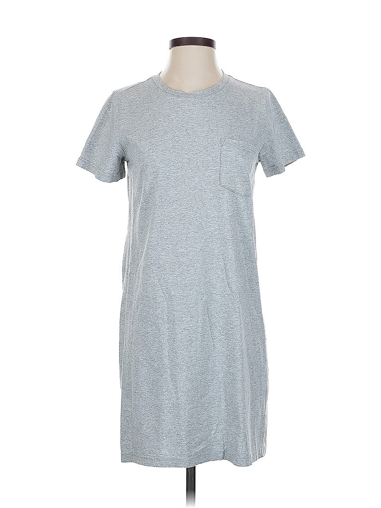 Pre-owned Thread & Supply Casual Dress In Gray