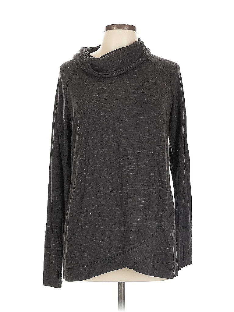 Pre-owned Dalia Turtleneck Sweater In Gray
