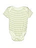 Rene Rofe Stripes Green Short Sleeve Onesie Size 0-3 mo - photo 1