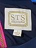 Sail to Sable 100% Polyester Blue Short Sleeve Blouse Size S - photo 7