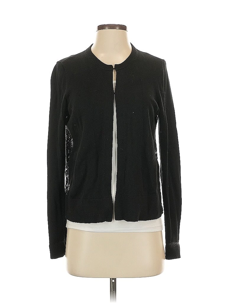 Pre-owned Ann Taylor Loft Cardigan Sweater In Black