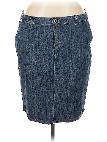 Liz Claiborne Denim Skirt (view 1)