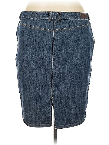 Liz Claiborne Denim Skirt (view 2)