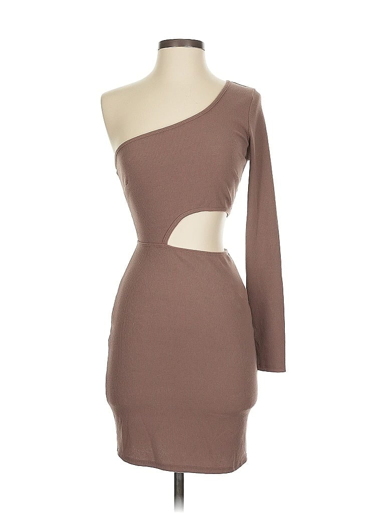 Pre-owned Blue Blush Cocktail Dress In Brown