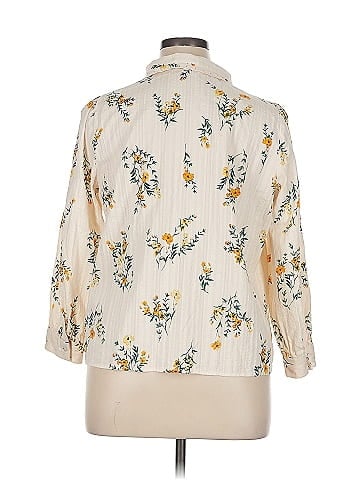 LC Lauren Conrad 3/4 Sleeve Blouse (view 2)