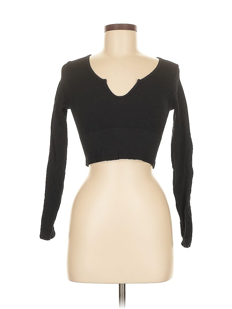 Cotton Candy LA Black Long Sleeve Top Size Med - Sm - photo 1
