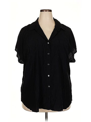 Worthington Short Sleeve Blouse (view 1)