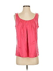 St. John Sleeveless Silk Top