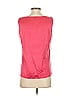 St. John Pink Sleeveless Silk Top Size S - photo 3