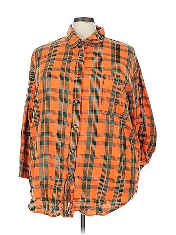 Shein Curve 3/4 Sleeve Blouse (view 1)